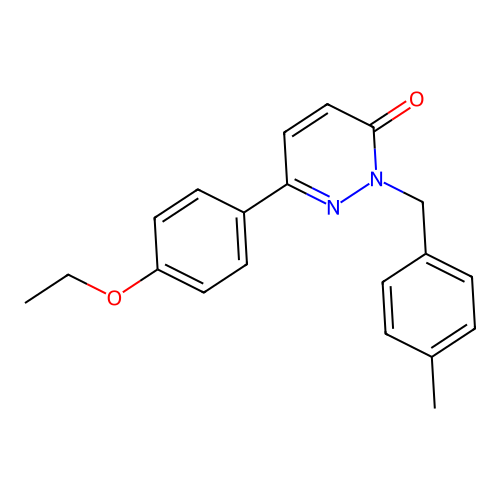 6-(4-Ethoxyphenyl)-2-[(4-methylphenyl)methyl]pyridazin-3-one structure