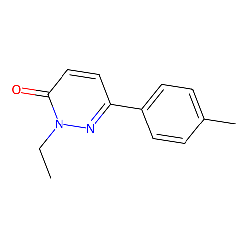 2-Ethyl-6-(4-methylphenyl)pyridazin-3-one structure