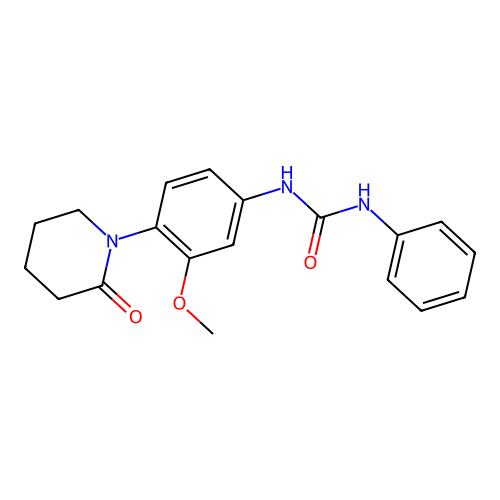 1-(3-Methoxy-4-(2-oxopiperidin-1-yl)phenyl)-3-phenylurea structure