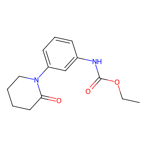 ethyl N-[3-(2-oxopiperidin-1-yl)phenyl]carbamate structure