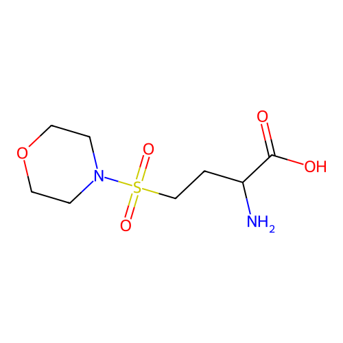 2-氨基-4-(吗啉-4-基磺酰基)丁酸 structure