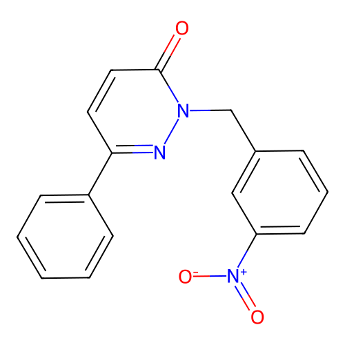 2-(3-Nitrobenzyl)-6-phenylpyridazin-3(2h)-one structure