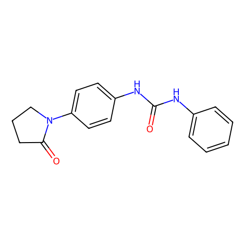 1-(4-(2-Oxopyrrolidin-1-yl)phenyl)-3-phenylurea structure
