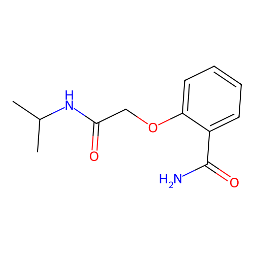2-{[(Propan-2-yl)carbamoyl]methoxy}benzamide structure