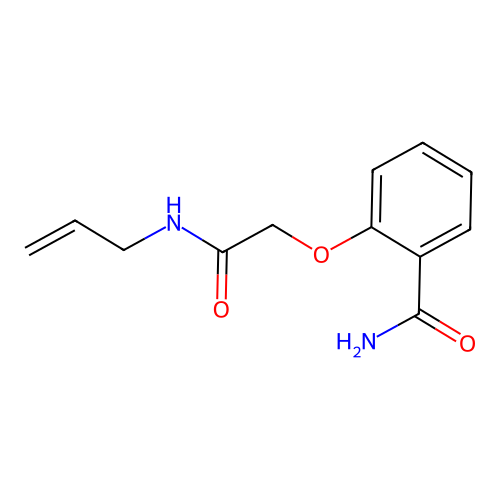 2-{[(Prop-2-en-1-yl)carbamoyl]methoxy}benzamide structure