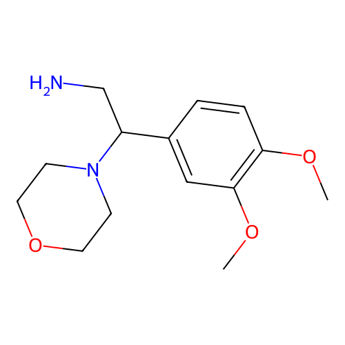 2-(3,4-Dimethoxyphenyl)-2-(morpholin-4-yl)ethan-1-amine structure