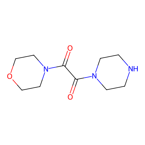 4-[Oxo(piperazin-1-yl)acetyl]morpholine structure