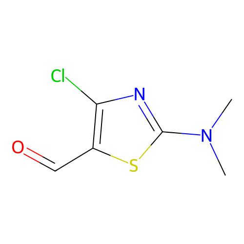 4-Chloro-2-(dimethylamino)-1,3-thiazole-5-carbaldehyde structure