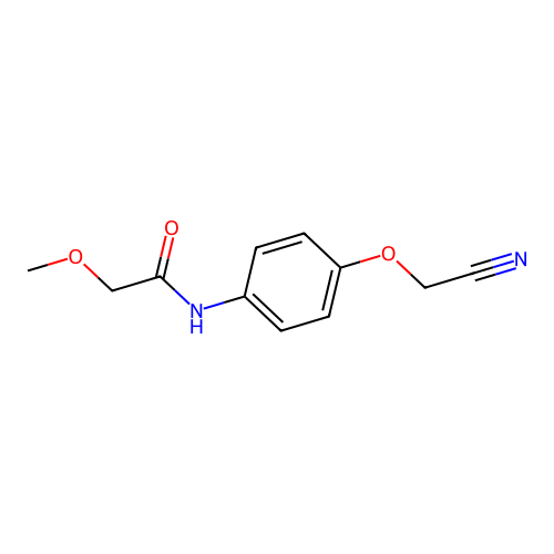 N-(4-(Cyanomethoxy)phenyl)-2-methoxyacetamide structure