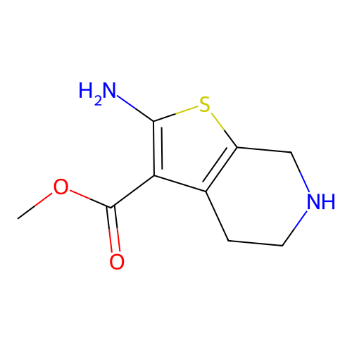 Methyl 2-amino-4,5,6,7-tetrahydrothieno[2,3-c]pyridine-3-carboxylate structure