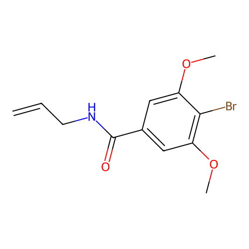 n-Allyl-4-bromo-3,5-dimethoxybenzamide structure