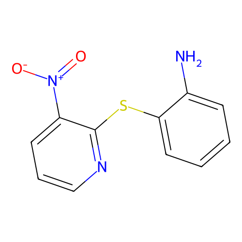 2-[(3-Nitro-2-pyridinyl)sulfanyl]aniline structure
