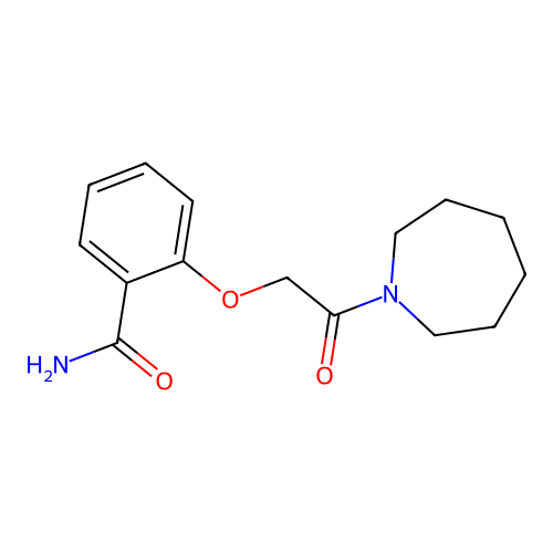 2-[2-(Azepan-1-yl)-2-oxoethoxy]benzamide structure