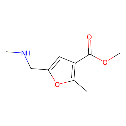 Methyl 2-methyl-5-[(methylamino)methyl]furan-3-carboxylate structure