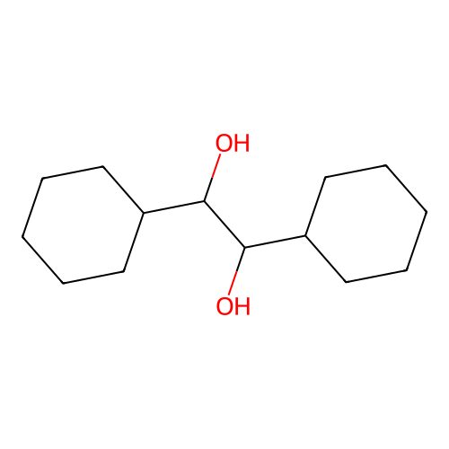 1,2-Dicyclohexyl-ethane-1,2-diol structure