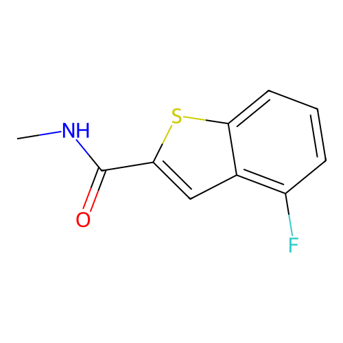 4-Fluoro-N-methylbenzo[b]thiophene-2-carboxamide structure
