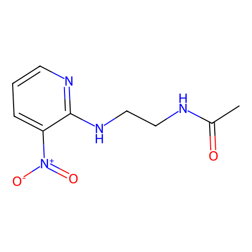 n-(2-((3-Nitropyridin-2-yl)amino)ethyl)acetamide structure