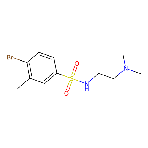 4-Bromo-n-(2-(dimethylamino)ethyl)-3-methylbenzenesulfonamide structure