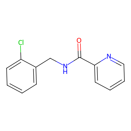 Picolinic acid 2-chlorobenzylamide structure