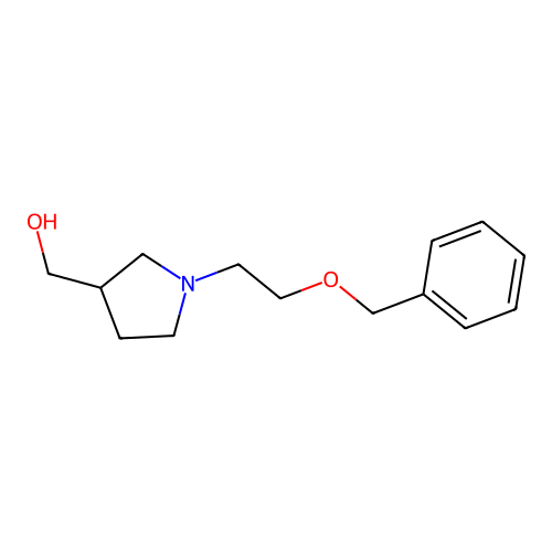 [1-(2-Phenylmethoxyethyl)pyrrolidin-3-yl]methanol structure