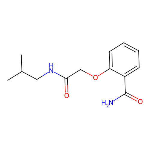 2-(2-(Isobutylamino)-2-oxoethoxy)benzamide structure