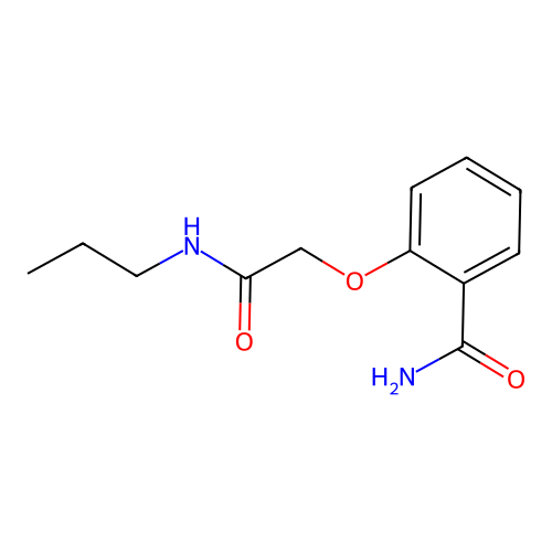 2-[(Propylcarbamoyl)methoxy]benzamide structure