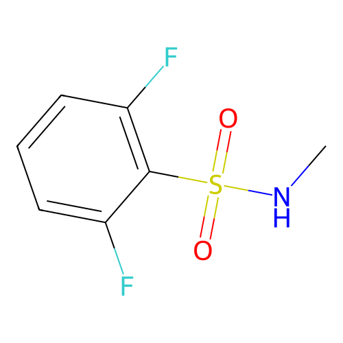 2,6-difluoro-N-methylbenzenesulfonamide structure