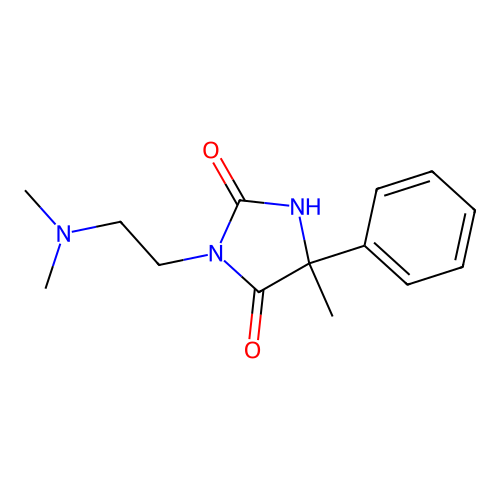 3-(2-(Dimethylamino)ethyl)-5-methyl-5-phenylhydantoin structure