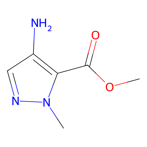 methyl 4-amino-1-methyl-1H-pyrazole-5-carboxylate structure