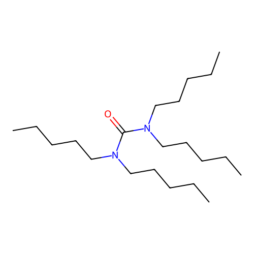1,1,3,3-Tetrapentylurea structure