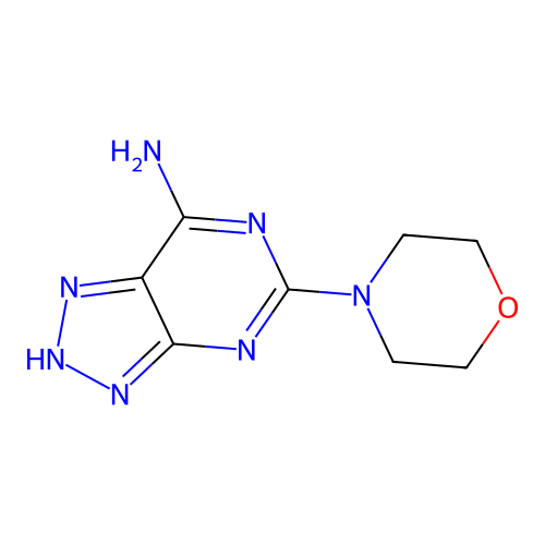 5-morpholin-4-yl-2H-triazolo[4,5-d]pyrimidin-7-amine structure