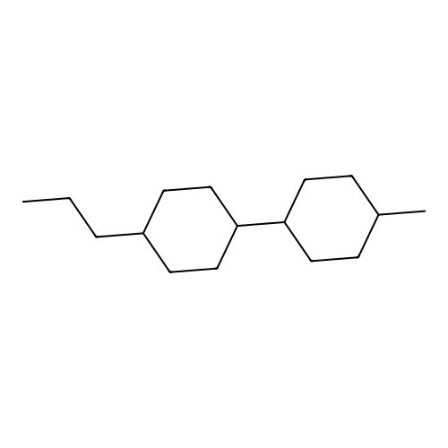 1,1'-Bicyclohexyl, 4-methyl-4'-propyl- structure