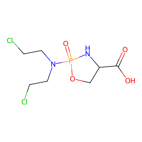 2-[bis(2-chloroethyl)amino]-2-oxo-1,3,2 structure