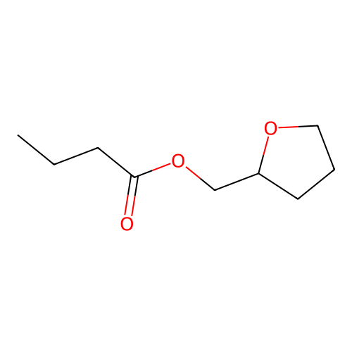 Tetrahydrofurfuryl butyrate structure