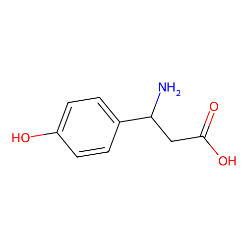 3-氨基-3-(4-羟基苯基)丙酸 structure