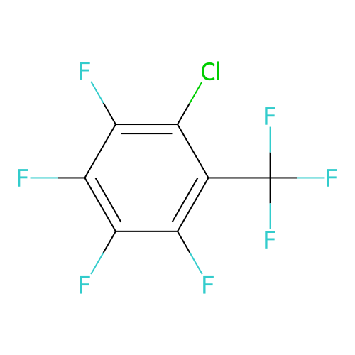 1-Chloro-2,3,4,5-tetrafluoro-6-(trifluoromethyl)benzene structure