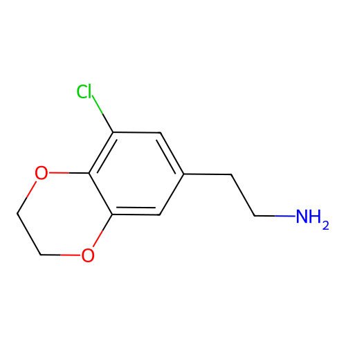 2-(8-Chloro-2,3-dihydro-benzo[1,4]dioxin-6-yl)-ethylamine structure