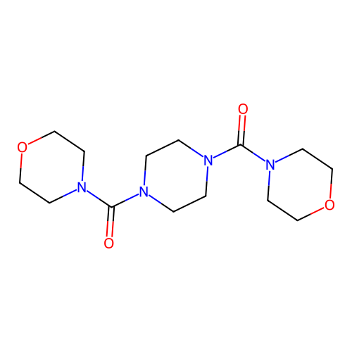 [4-(Morpholine-4-carbonyl)-piperazin-1-yl]-morpholin-4-yl-methanone structure