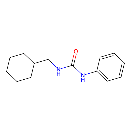 N-(Cyclohexylmethyl)-N'-phenylurea structure