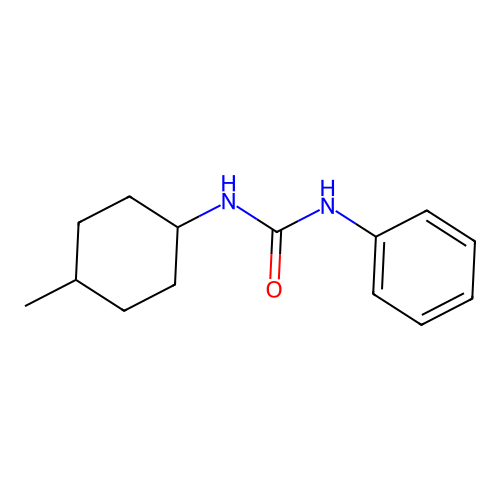 Urea, N-(4-methylcyclohexyl)-N'-phenyl- structure