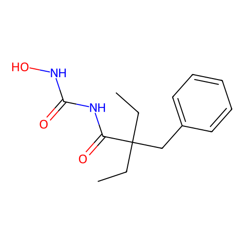 2-苄基-2-乙基-N-(羟氨基甲酰基)丁酰胺 structure