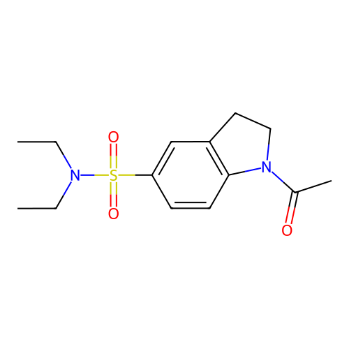 1-Acetyl-5-[(diethylamino)sulfonyl]indoline structure