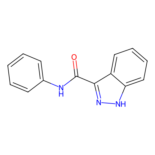 N-Phenyl-1H-indazole-3-carboxamide structure