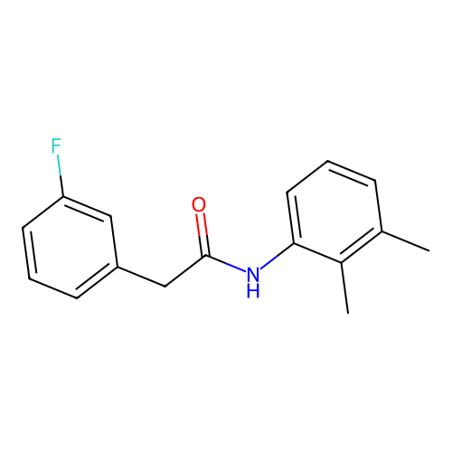 N-(2,3-dimethylphenyl)-2-(3-fluorophenyl)acetamide structure