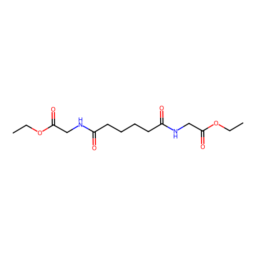 Glycine, N,N'-(1,6-dioxo-1,6-hexanediyl)bis-, diethyl ester structure