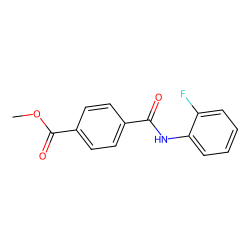 Methyl 4-[(2-fluorophenyl)carbamoyl]benzoate structure
