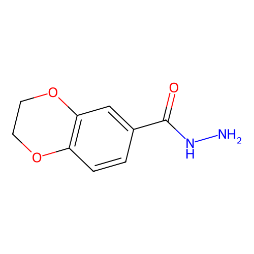 2,3-Dihydro-1,4-benzodioxine-6-carbohydrazide structure