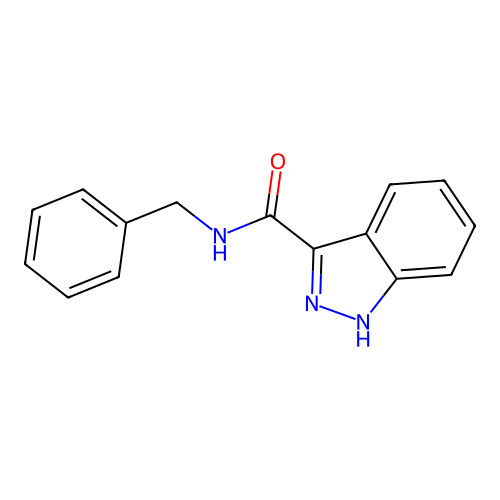 N-benzyl-1H-indazole-3-carboxamide structure