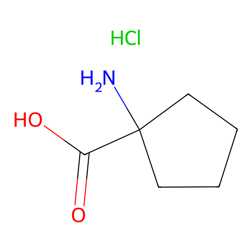 Cycloleucine hydrochloride structure