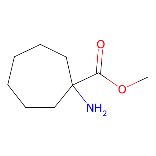 Methyl 1-aminocycloheptanecarboxylate structure